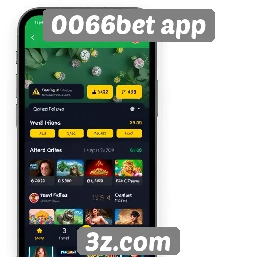 Interface do usuário no 0066bet app é intuitiva